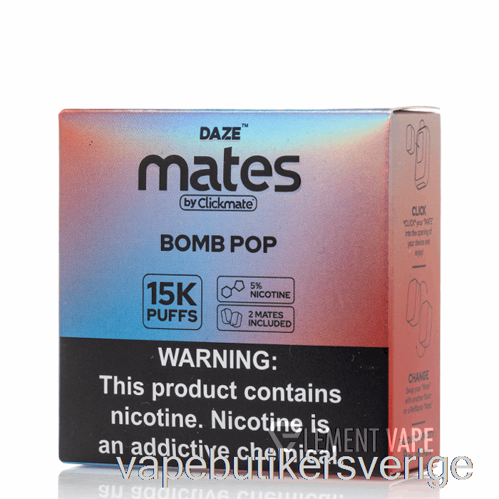 Vape Sverige 7 Daze Mate Pods Bomb Pop